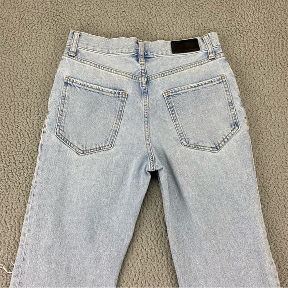 Rails Women's The Atwater Slouchy Straight Button Fly Destroyed Jean -  Size: 26 - Picture 6 of 15